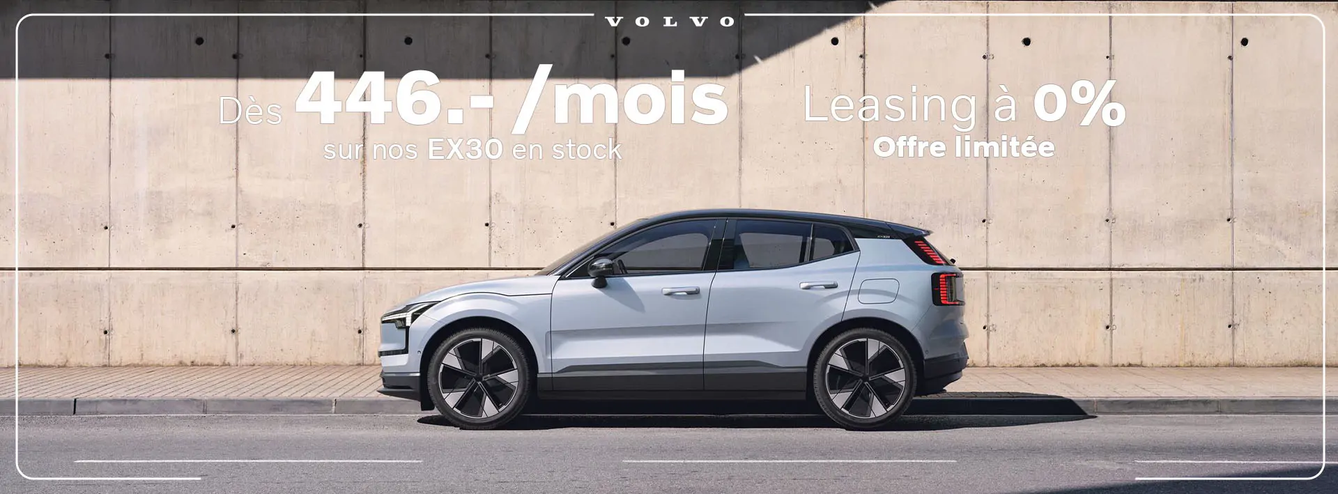 EX30 100 % électrique dès CHF 446.– / mois sans apport*